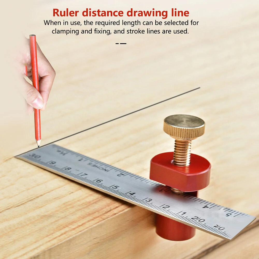 (image for) 19mm 20mm MFT Table Workbench Bench Dog Clamp Stop Woodworking Workbench Peg Brake Stopper Ruler Stop Fence